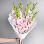 9 розовых гладиолусов фото 2